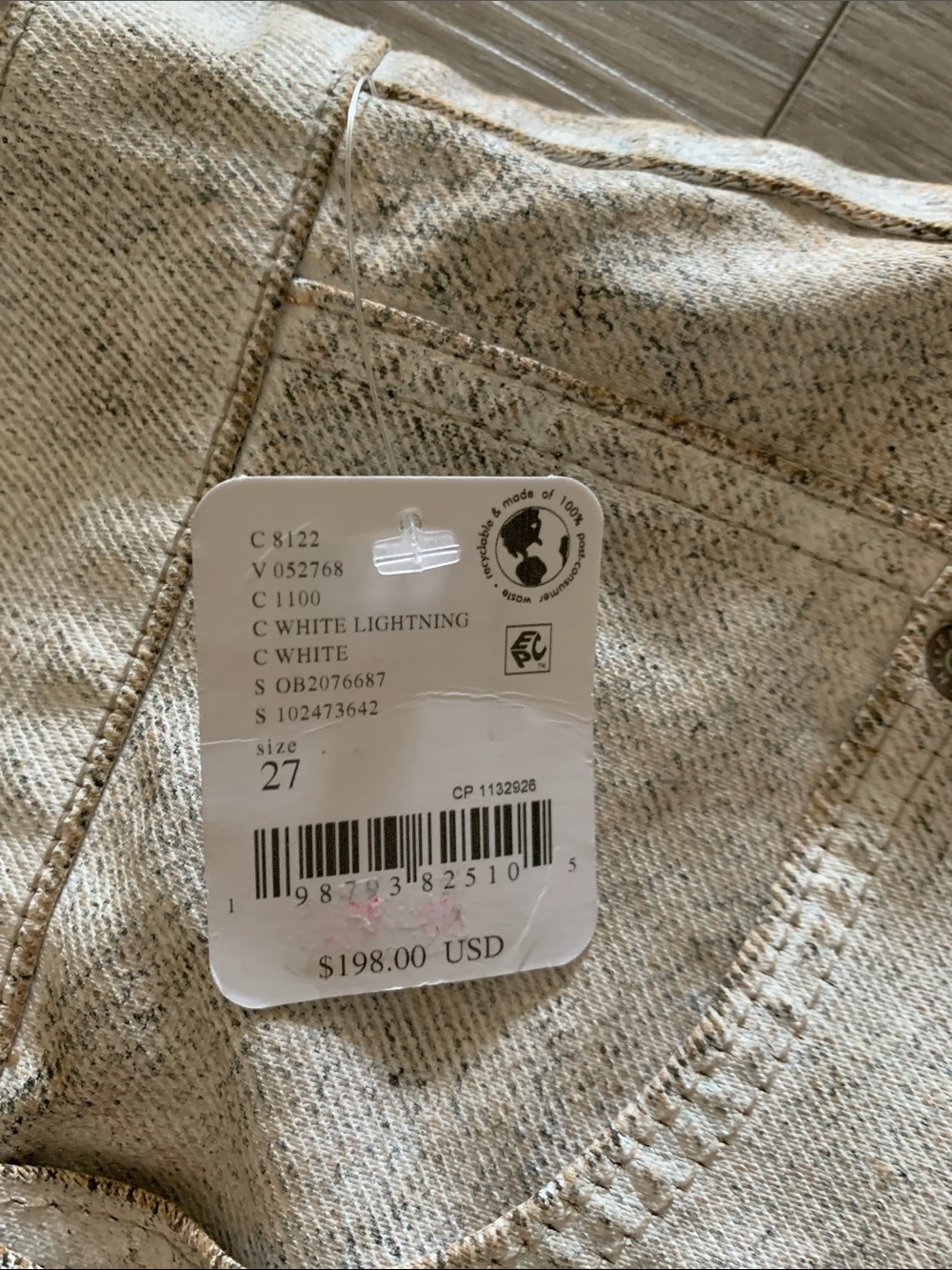 Free People Good Luck Coated Barrel Jeans NWT - Picture 11 of 14